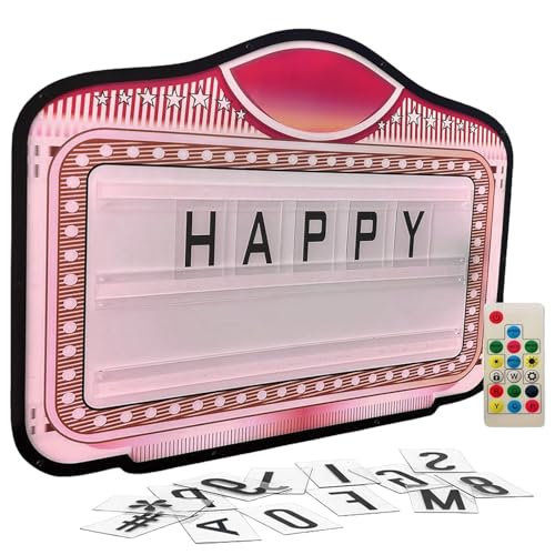 moupeaktain Bottle Presenter for Night Club, Bottle Service Sign, VIP Bottle Service Lights, Club Signs for Bottle Service, Letter Bottle Presenter (4 Letter Sets & 1 Number Kit)