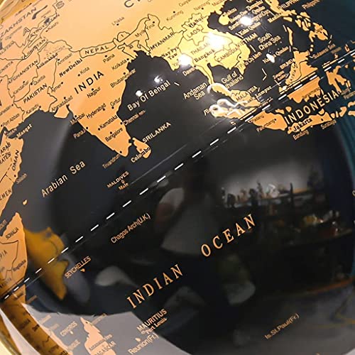 Globes, Retro Mini Globe Office Desktop with Alloy Base 5. Inch(Large B)