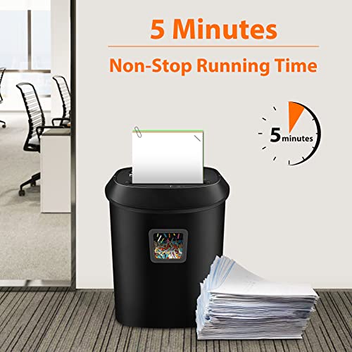 VidaTeco Paper Shredder, 14-Sheet Cross Cut Shredder for Home Office, 6.6-Gallon Bin with US Patented Cutter & Anti-Jam System, Heavy Duty Document Shredder for Credit Cards, CD, Mail & Staples, ETL
