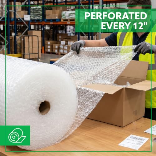 Pratt Industries UPSable Bubble Roll, Small Bubble 3/16", 48 in x 200 FT