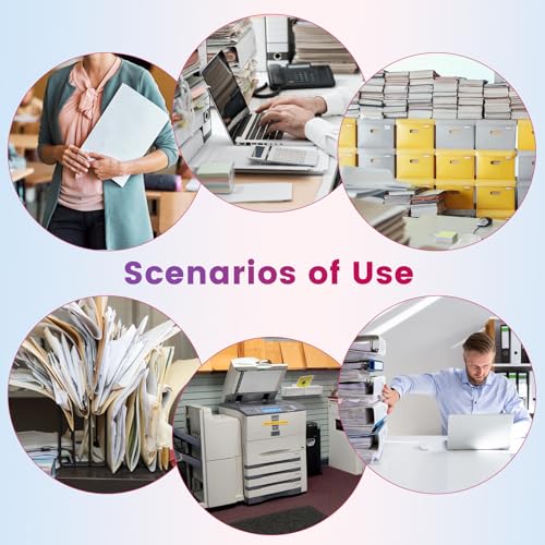 Heavy Duty 3 Hole Punch, Labor-Saving Handle, Punches up to 150 Sheets of Paper for Schools, Print Stores and Corporations, for Binders with Ergonomic