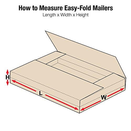 Box USA Mailer Boxes Large 48"L x 24"W x 6"H 20-Pack - Corrugated Cardboard Box for Shipping, Moving, Mailing, Packing, Packaging and Storage