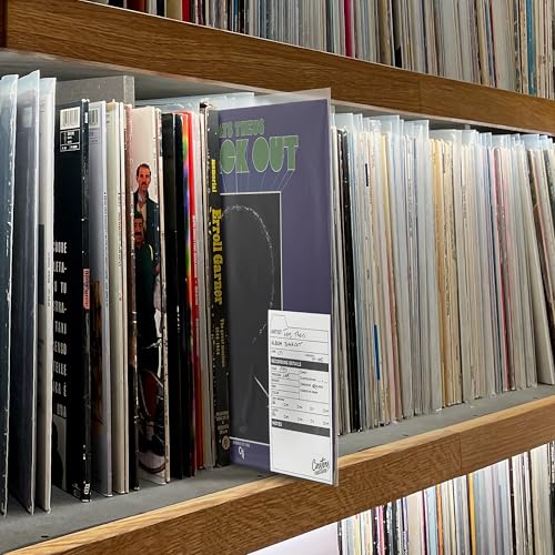 Carstens Records Vinyl Record Catalog Cards – 4 x 5.25 Inches, White, Pack of 100 – Printed Collector Cards, Double-Sided – Vinyl Record Accessories for Collectors