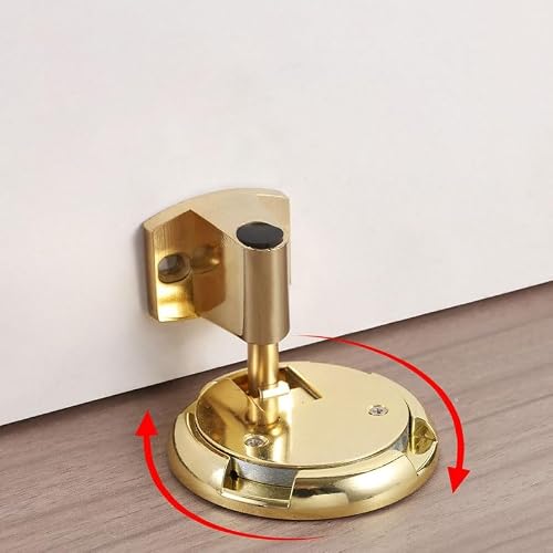 Zinc Alloy Invisible Silent Anti Collision Door Stop Without Drilling