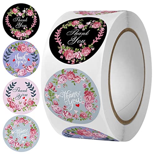 MVNOIRE Thank You Sticker Decoration Birthday Party Gift Envelope Sealing Baking