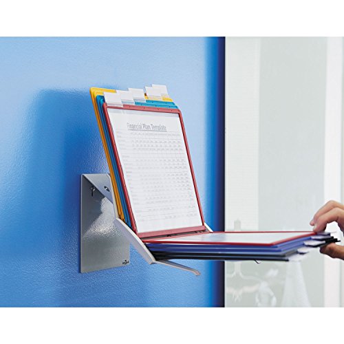 Durable Vario Desktop Reference System, 10 Panels, Assorted Colors