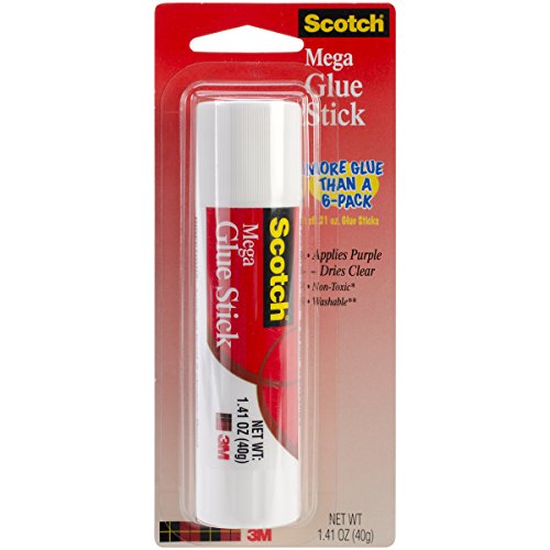 3M (6108-MEGA) Mega Purple Glue Stick 6108-MEGA, 1.4 oz [You are purchasing the Min order quantity which is 36 EACHS]