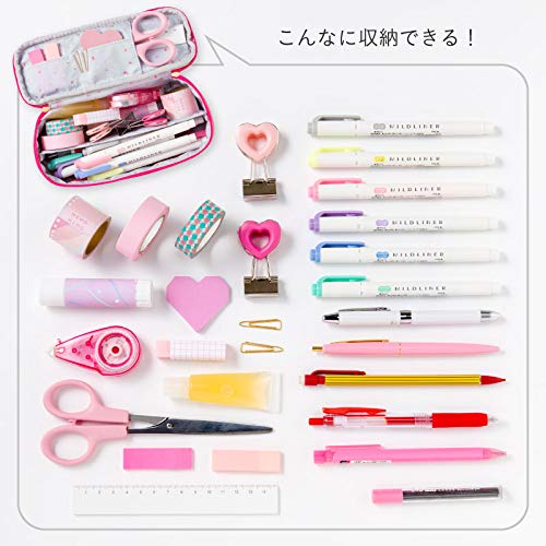 Iroha Publishing Study PEN CASE GAP-02 PALE PINK