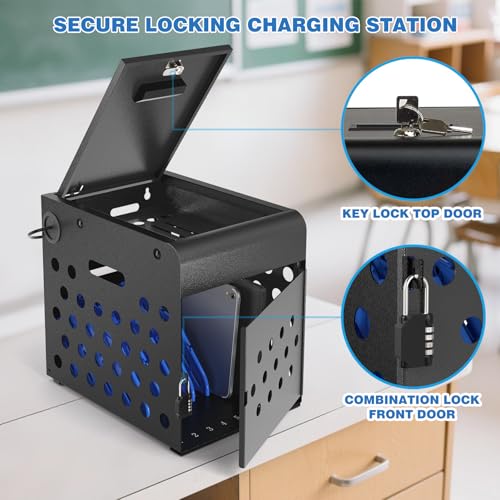 POCHAR 8-Unit Charging Cabinet for Laptops & Tablet Up to 14"