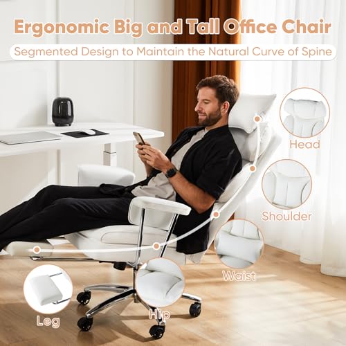 Sweetcrispy Executive Home Office Chair, Ergonomic Desk Chair