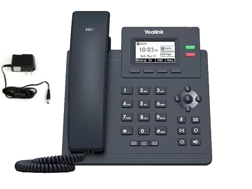 Yealink T31G IP Phone - Power Adapters Included - 1 Year Manufacturer Warranty - Unlocked can be Used with Any VoIP Provider
