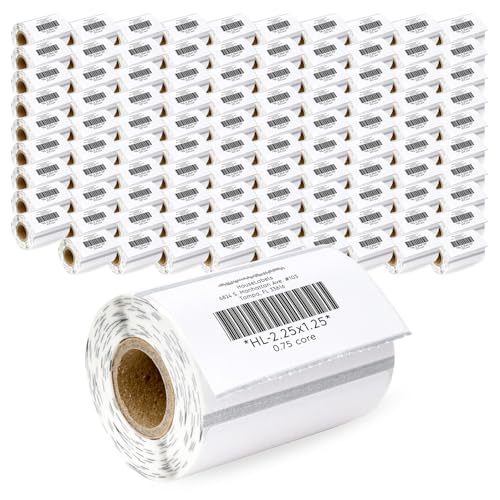 HouseLabels Compatible with Zebra, 3/4" Core, 2.25" x 1.25"