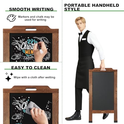 Pubell Magnetic Sandwich Chalkboard Board Signs