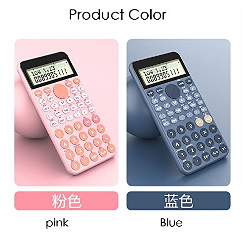 Calculator New Science Function Big Large Screen Calculator 240 Functions Solar and Battery Two Ways Power Fraction Hyperbolic for Students(D)