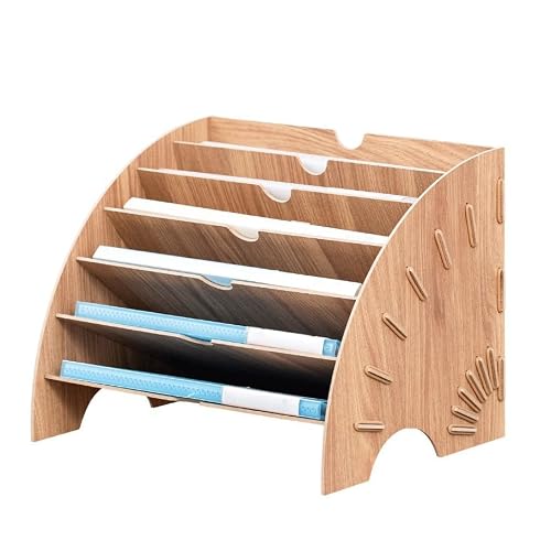 Yinj1835hh File holder Fan Shaped File Rack Desktop Storage Office Data Classification Folder Office