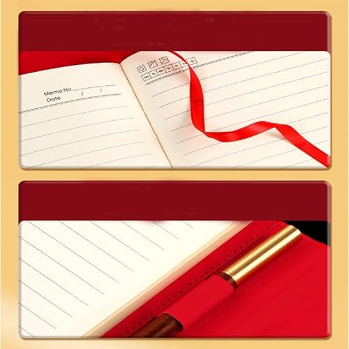 GYECWIOCM Retro Xiang Yun Notebook Wooden Signature Pen Bookmark Gift Box Bag