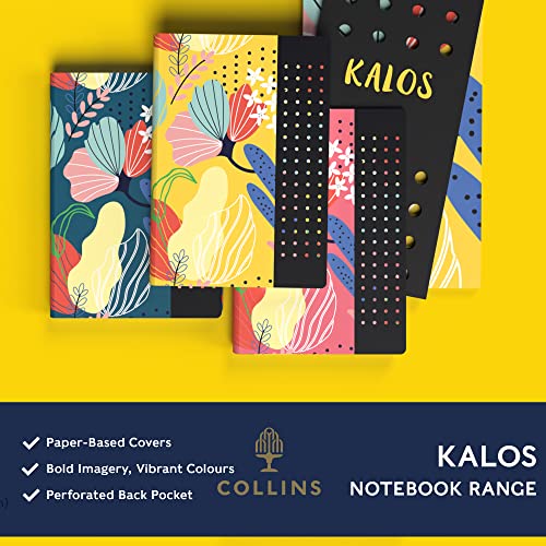 Collins Kalos A5 Ruled Notebook - Pink