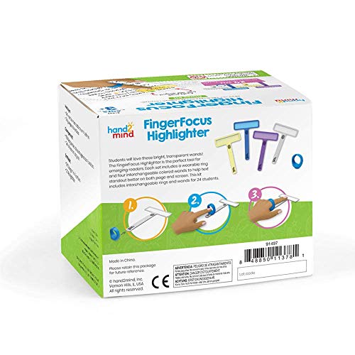 hand2mind FingerFocus Highlighter (24 Pack)