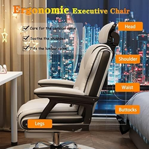 SZOMH shop UK Gaming Chairs Executive Chair,High Back Managerial Chair,Swivel Chair with Adjustable Footrest, Rotatable Lift Executive Office Chair for Home,Office Desk Chairs