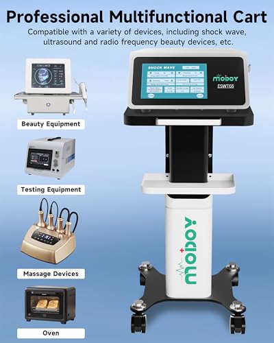 MODOY Shockwave Therapy Machine Cart with Wheels