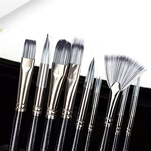 Feilx Art Paint Brushes Set 15 Size Acrylic Brushes for Painting Contains Premium Nylon Hair and Art Knife Sponge Paintbrush Sets