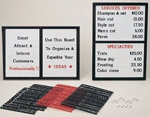 Changeable Letters Message Board Sign Package (Pack of 6)