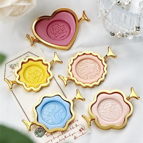 ordinarYone 1 x Metal Stamp Mould for Wrapping Envelopes Cards Decorations Wedding Invitations