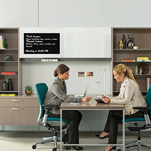 Black Dry Erase Chalkboard Magnet Sheet/roll for Kitchen or Office, with White Magnetic Chalk Marker (2 ft x 25 ft)
