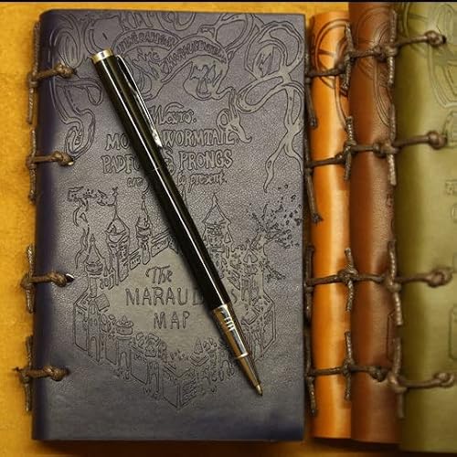 PJNKMWH Big Size 13.5 * 19CM New Vintage Pu Leather NoteBook Office Travel Daily Bundle thick Notebook