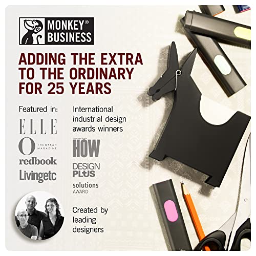 Monkey Business: Morris The Donkey Desktop Memo Holder - Cute Sticky Notes Holder & Desk Organiser, Office Accessories - Funny Decoration