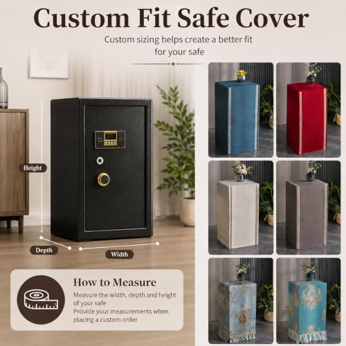 Customized Safe Cover with Hidden Zipper, Dust Protection for Furniture