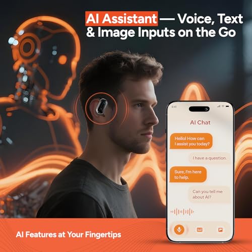 AI Translation Earbuds Real Time | 144+ Languages with 60H Playtime for iOS & Android | Language Translator Earbuds with Noise Cancellation | Translating Headphones for Business & Learning Languages