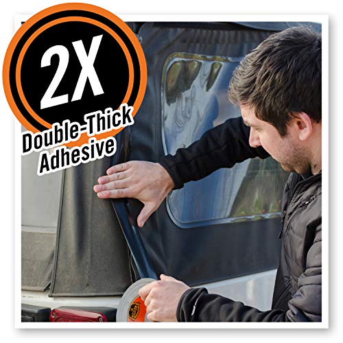 Gorilla Black Duct Tape, 1.88" x 12 yd, Black, (Pack of 8)