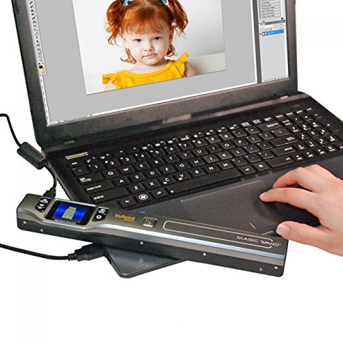 VuPoint PDS-ST470PE-VP Compact Portable Wand Scanner with 1.5" Color Viewfinder