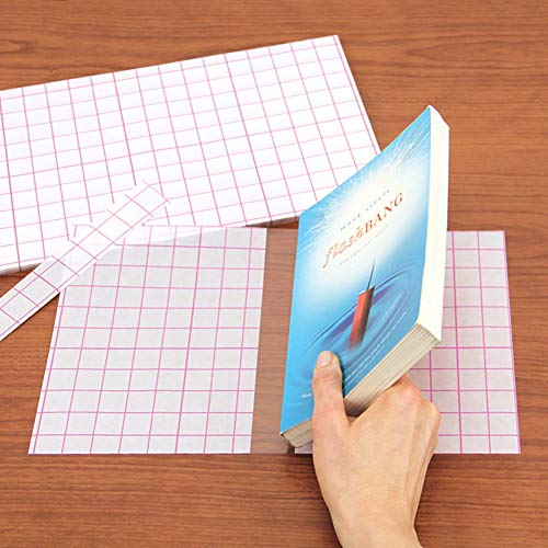 The Library Store Vista Covers Paperback Bk Covers 50 Sheets per Package (7-1/2"H x 10-1/2"W - Fits Books up to 7" H)