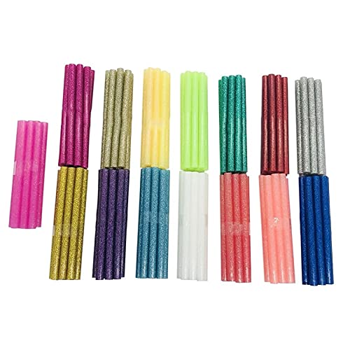 Hot Melt Glue Sticks 150 pc 7mm Colorful Hot Melt Glue Sticks, For Glue Gun High Viscosity Adhesive Repair Tool, Art Craft Hand Tool 150 PC Per Set Melt Glue Stick ( Diameter : 7mm , Length : 100mm )