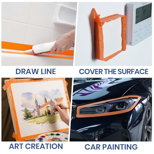 ADHES Orange Masking Tape 1.2in x 55yds x 30rolls