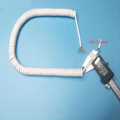 8 Core 26AWG Coiled Spring Cable 1-15M Telescopic Wire