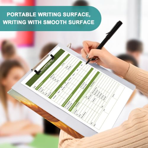 Xpdkjwd Wheat Pattern 3 Ring Binder Can Hold 200 Letter Size Binders, Suitable for Home, Office, Dormitory, 2Pcs