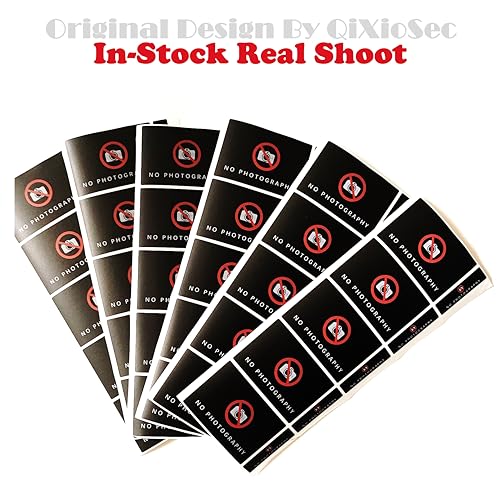 QiXioSEC OPENVOID Phone Security Stickers (2.36+0.394) X1.57, 100 Pieces