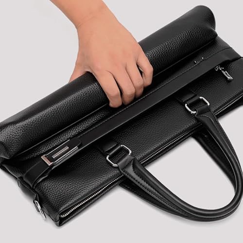 XDSRFVW Men's Briefcase Business Handbag Shoulder Bag 14 Inch Computer