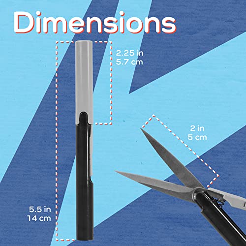 JubileeYarn TSA Compliant Pen-Style Portable Travel Scissors Bulk Pack - Purple - 30 Scissors