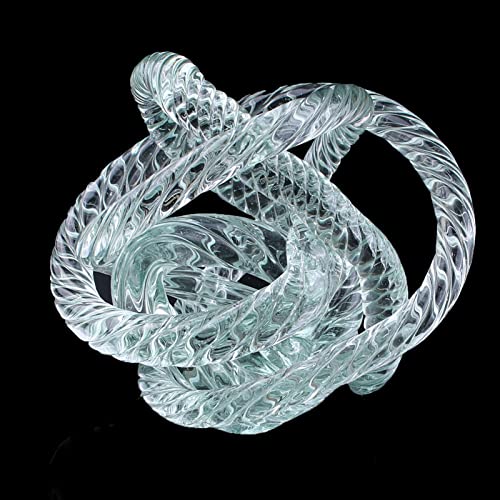 AMBEXZHZK TRUSTTWO Art Glass Waterdrop Paperweight Figurine Hand Blown Keepsake Statue Office Desktop Centerpiece Collectible The New