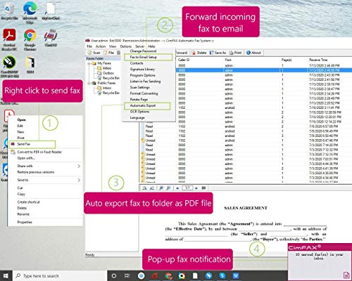 CimFAX Ultimate W5 SDK Provided 2-Port/2-Line High Speed 33.6k 400 Users