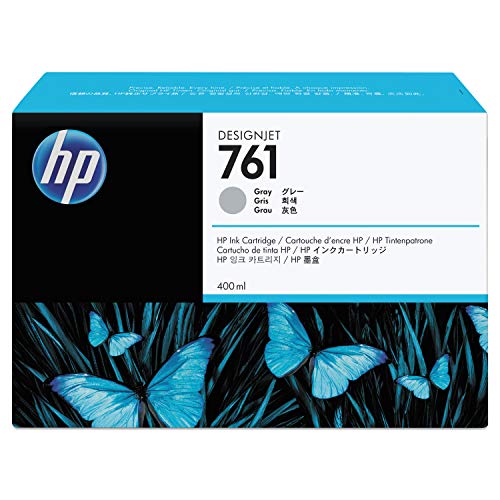 HP CM995A Designjet 761 Ink Cartridge, Gray - in Retail Packaging