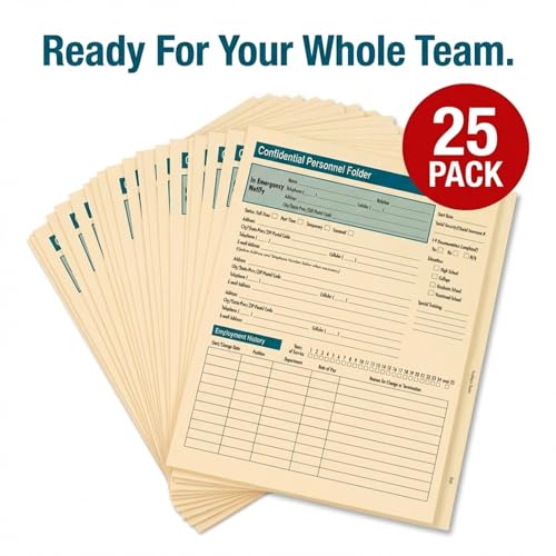 ComplyRight Confidential Personnel Folder, Pack of 25