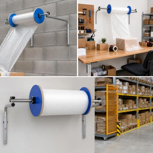 Bubble Wrap Roll Dispenser Multi Purpose Standing Wrapping Roll Stand