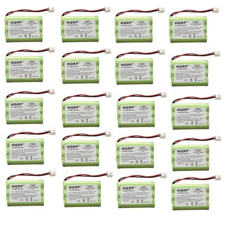 HQRP 20-Pack Phone Battery for VTech 89-1323-00-00 8913230000 891323, Battery 6822, 6897, DS4121-3, DS4121-4, DS4122-3, i6717, i6725, 6765, 6772 Cordless Telephone