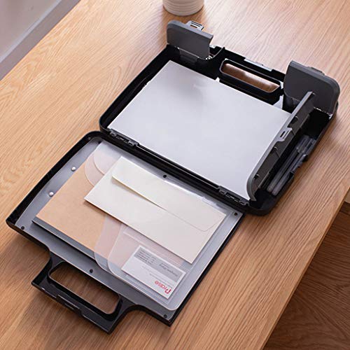 Portable A4 File Document Clipboard Storage Case Organizer