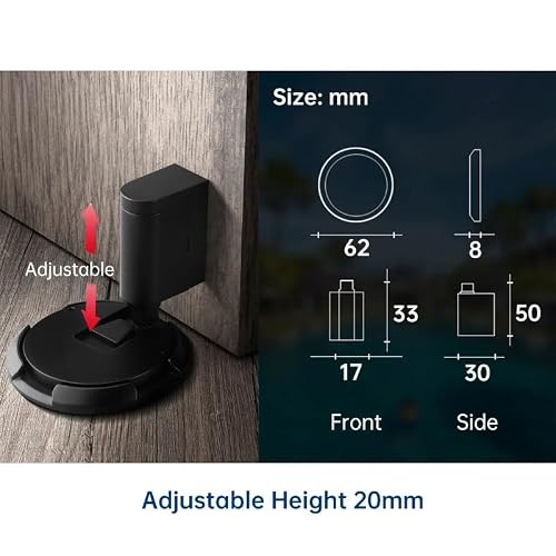 KKIUUUYTGT Mechanical Door Stopper Adjustable Heavy Duty Windproof Holder Automatic Stops Hardware Fittings